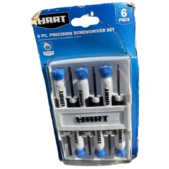Hart 6 Pc. Precision Screwdriver Set With Comfort Grip & Anti-Roll Design - Picture 5 of 6